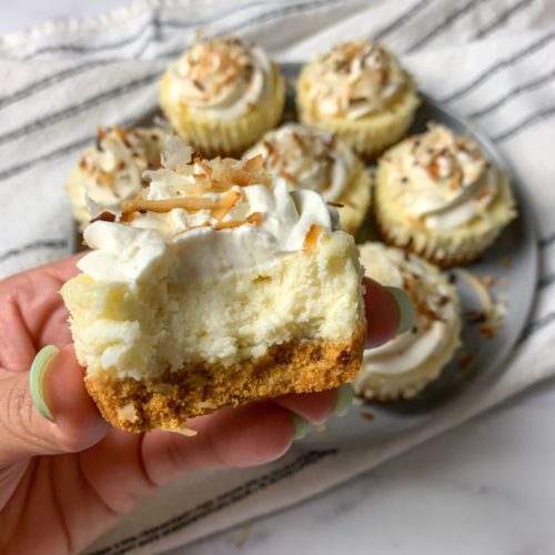 Coconut Cheesecake Bites