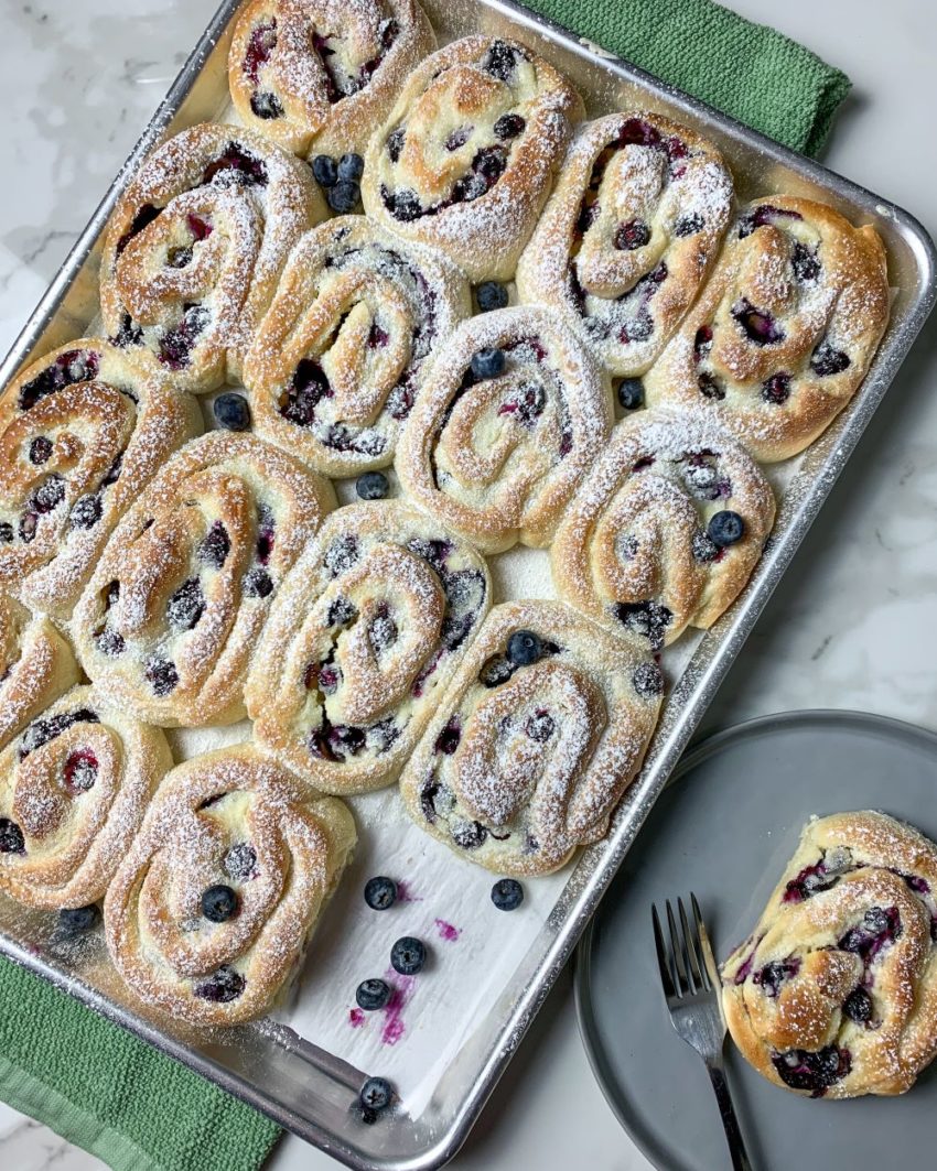 Blueberry Cheesecake Roll