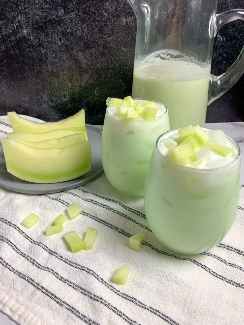 Agua de Melon (con leche)