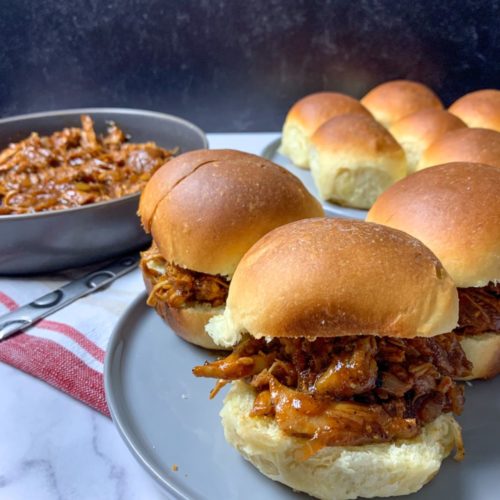 BBQ Pulled Chicken Sliders