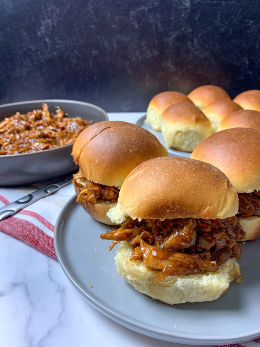 BBQ Pulled Chicken Sliders