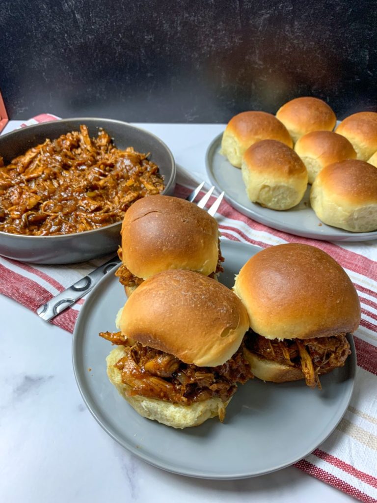 BBQ Pulled Chicken Sliders